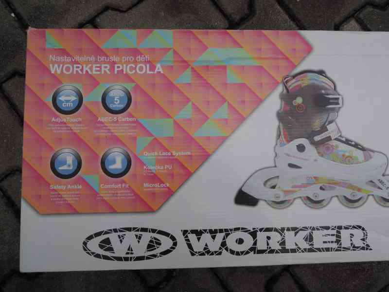 Dětské kolečkové brusla zn. Worker - foto 5