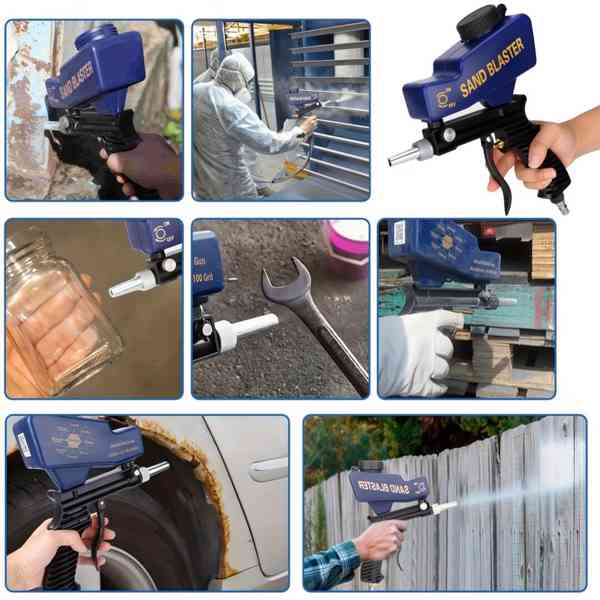 Ruční pískovačka s protiskluzovým designem (NOVÁ, NEPOUŽITÁ) - foto 7