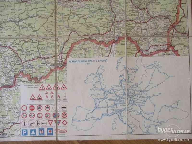 silniční mapa Slovenska 1951 - foto 4