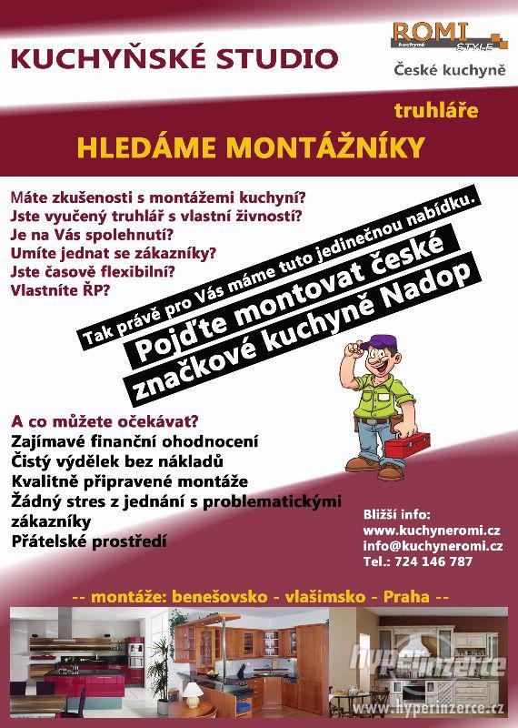 Montážník kuchyní - benešovsko, vlašimsko, Praha