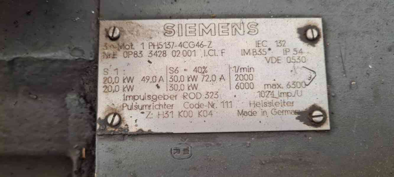 Použitý elektromotor z horizontky WS 8010, WENZ, r. v. 1989 - foto 10