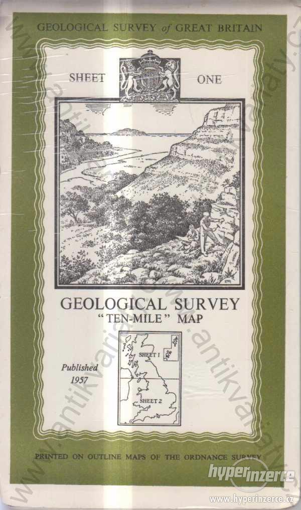 Geological Survey of Gret Britain Ten - Mile Map - foto 1