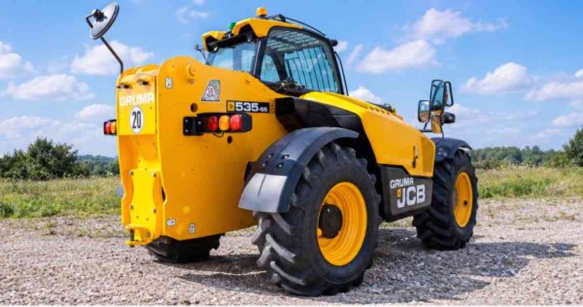 ZÁNOVNÍ 9.5m / 3.5t manipulátor JCB - foto 2