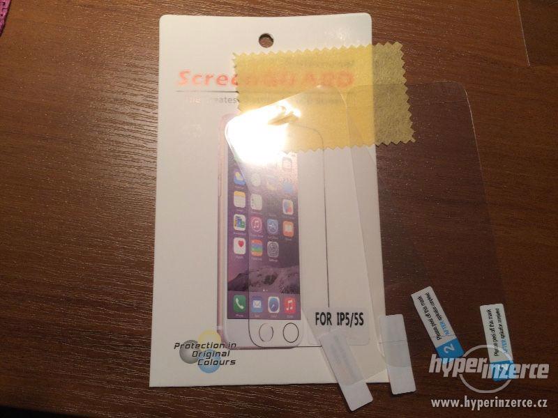 iphone 5, 5s screen protector ochranná folie předek + zadek - foto 2