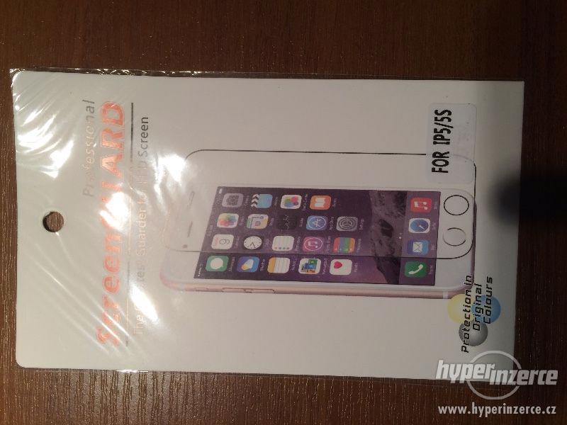 iphone 5, 5s screen protector ochranná folie předek + zadek