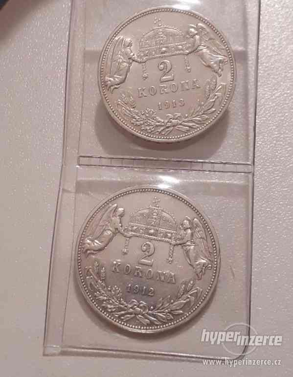 2x 2 Korona(1912KB+1913KB) RU, F.J.I stříbrné mince - foto 2