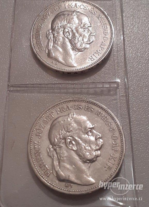 2x 2 Korona(1912KB+1913KB) RU, F.J.I stříbrné mince - foto 3