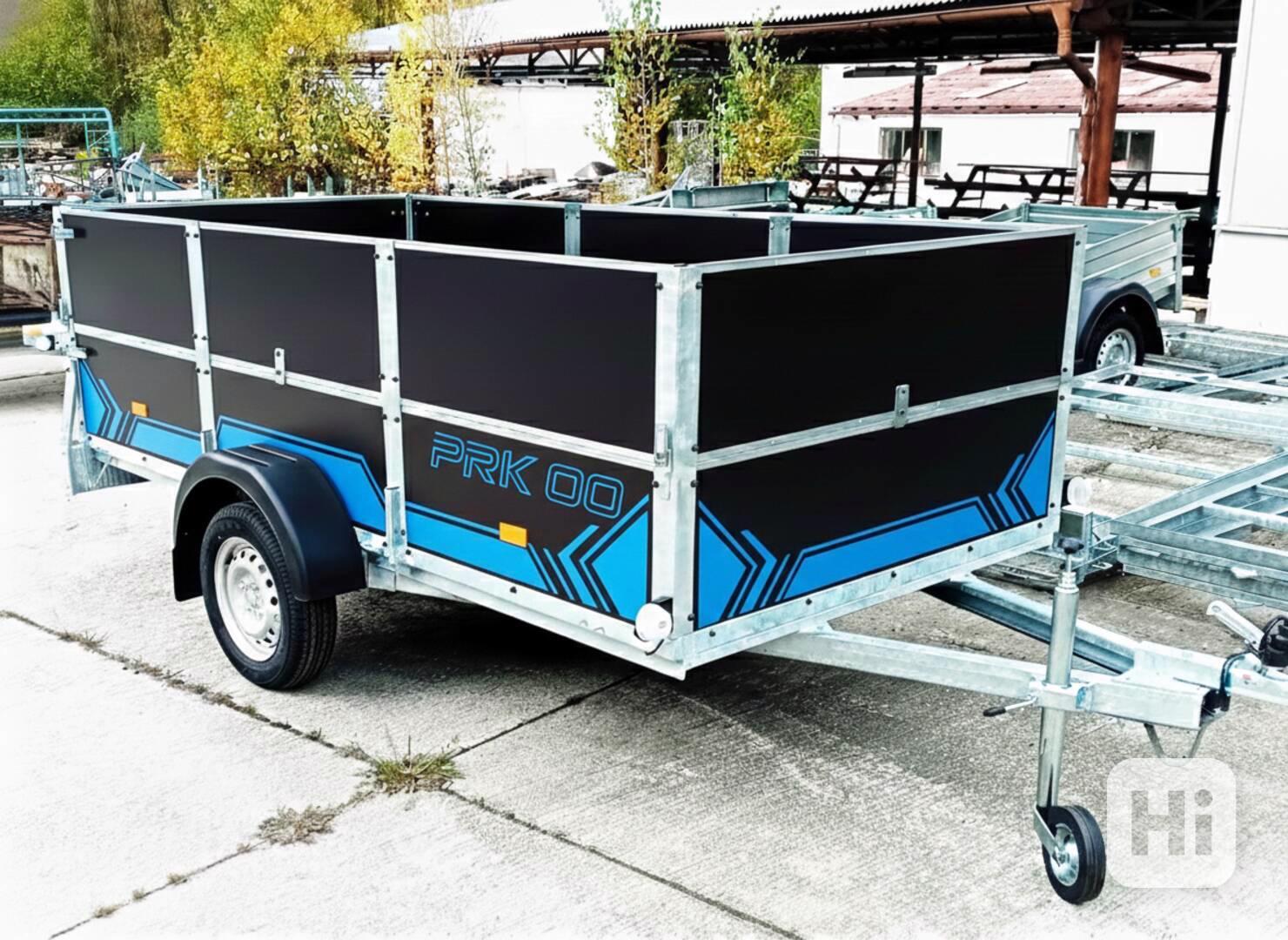 Nový přívěsný vozík 2,96mx1,46 +nástavba, svařovaný rám, DPH - foto 1