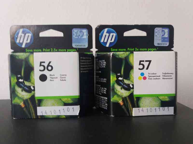 HP inkoustové kazety 56 a 57 - foto 1