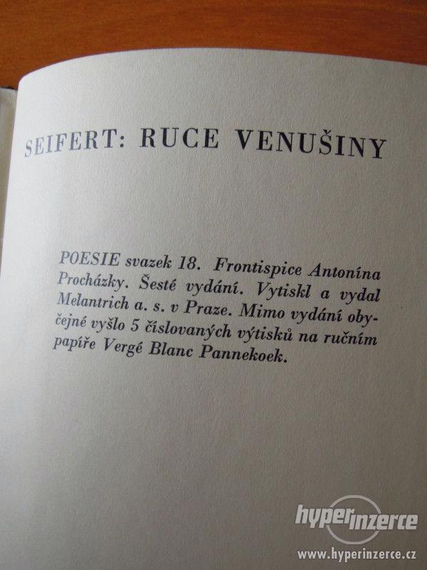 Prodám Jaroslav Seifert - Ruce venušiny - foto 4