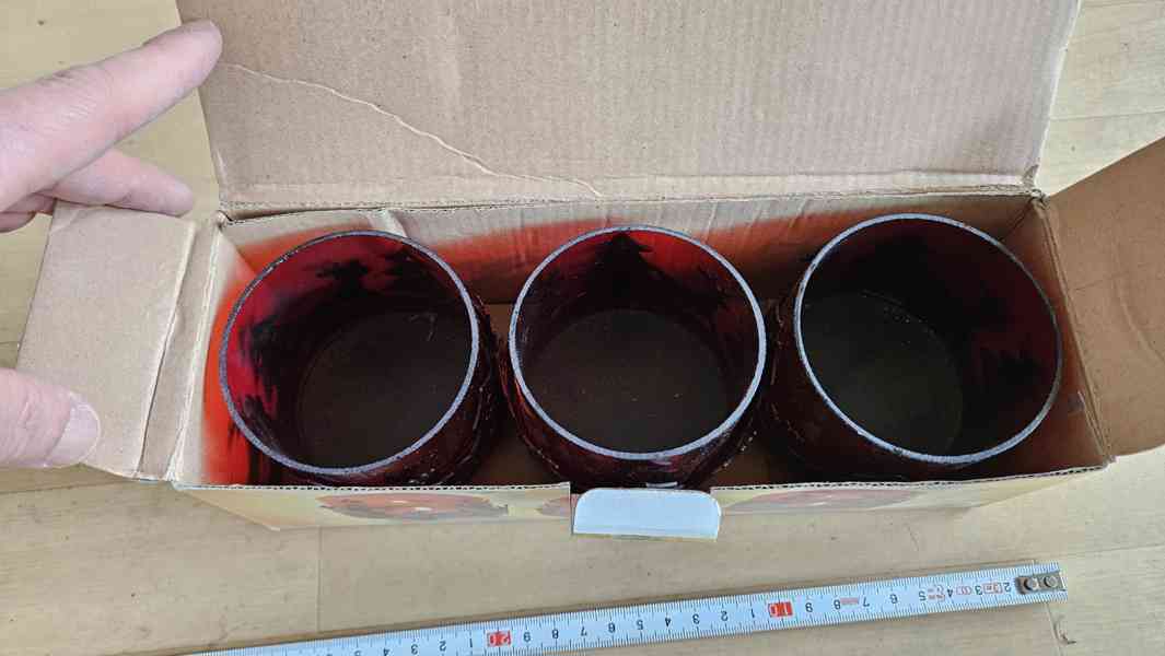 Sada vánočních svícnů na čajové svíčky, svícen, Kralupy - foto 3