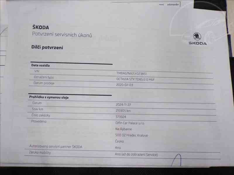 Škoda Octavia 2,0 TDI STYLE,ODPOČET DPH! - foto 16