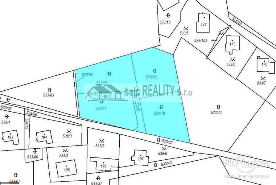 Prodej pozemku 520 m2  u Orlické přehrady - foto 4