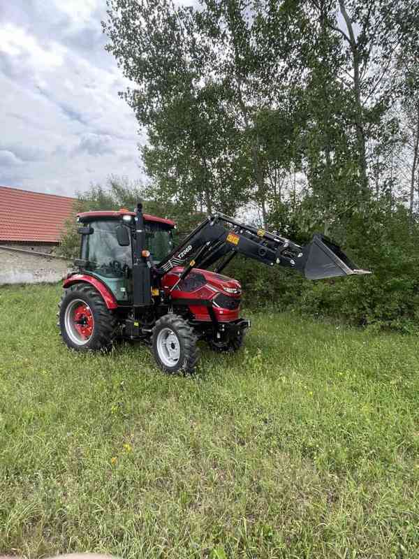 Traktor HANWO HWE 704C. Tractor 75 koni 56kW, čelný nakladač - foto 2