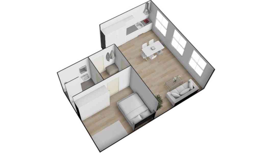 PRONÁJEM NOVĚ VYBUDOVANÉHO BYTU 2+KK, ROSTĚNICE - foto 15