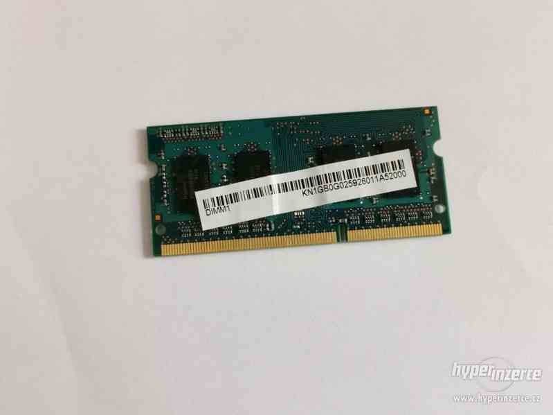 1GB SODIMM DDR3 PC3-8500 1066MHz notebooková paměť - foto 2
