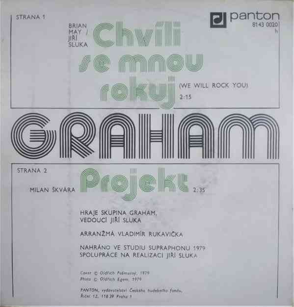 Graham ‎– Chvíli se mnou rokuj / Projekt (SP) - foto 2