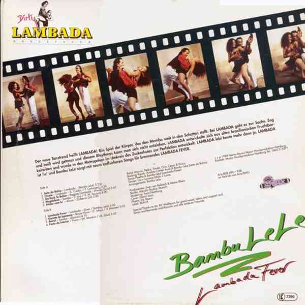 Bambu Le Le ‎– Dirty Lambada Dance Fever (LP) - foto 2