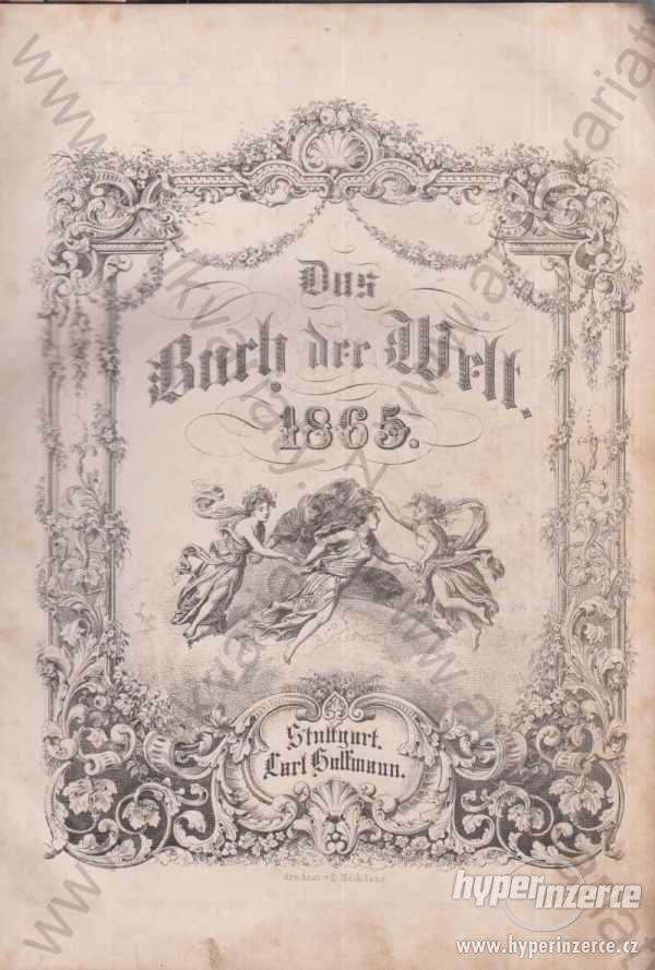 Das Buch der Welt Stuttgart 1865 bar. litografie - foto 1