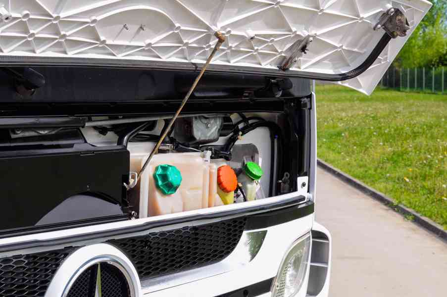 MERCEDES ATEGO 1224 HÁKOVÝ NOSIČ KONTEJNERŮ HYDRAULICKÁ RUKA - foto 40