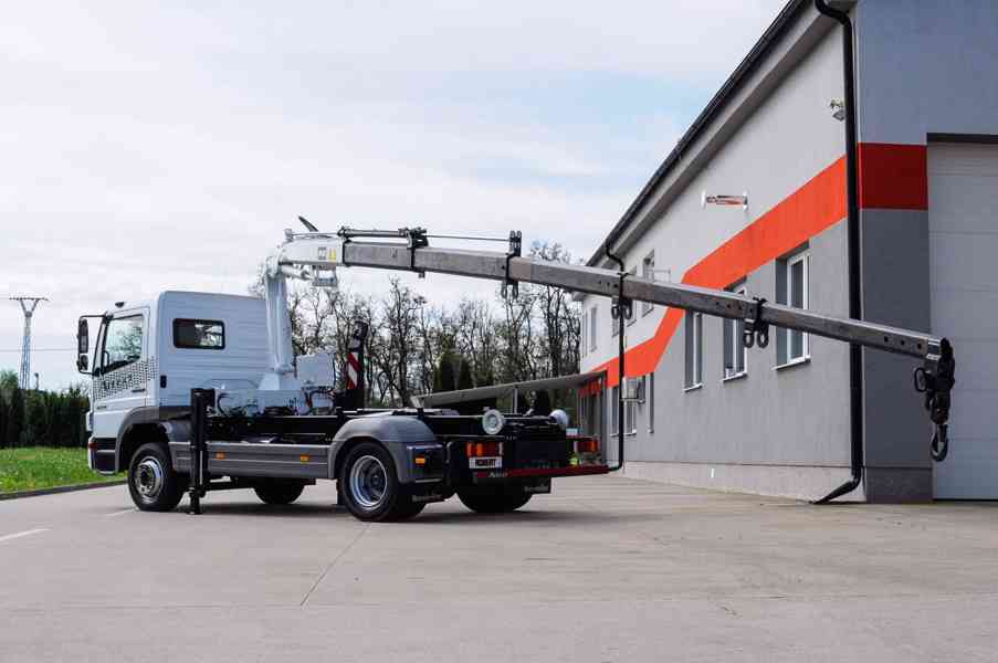 MERCEDES ATEGO 1224 HÁKOVÝ NOSIČ KONTEJNERŮ HYDRAULICKÁ RUKA - foto 83