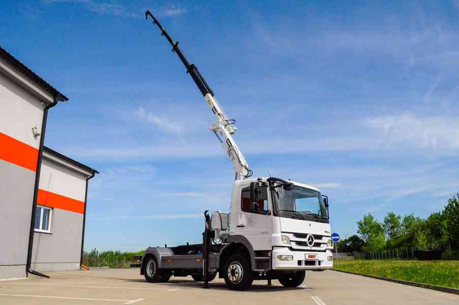 MERCEDES ATEGO 1224 HÁKOVÝ NOSIČ KONTEJNERŮ HYDRAULICKÁ RUKA - foto 91