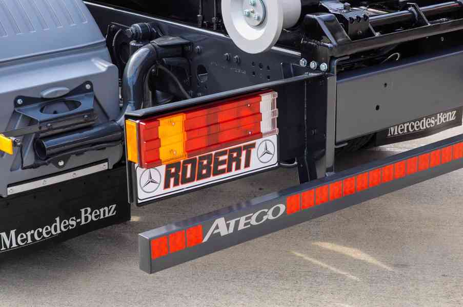MERCEDES ATEGO 1224 HÁKOVÝ NOSIČ KONTEJNERŮ HYDRAULICKÁ RUKA - foto 22