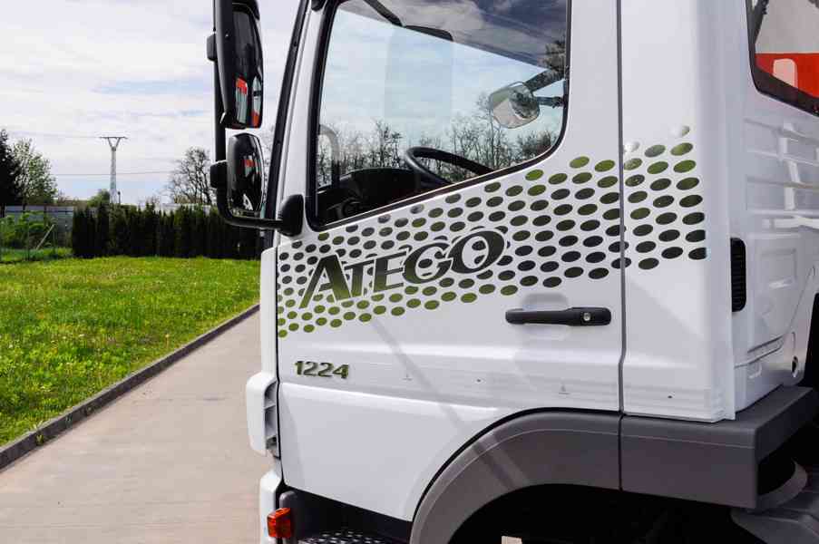MERCEDES ATEGO 1224 HÁKOVÝ NOSIČ KONTEJNERŮ HYDRAULICKÁ RUKA - foto 33