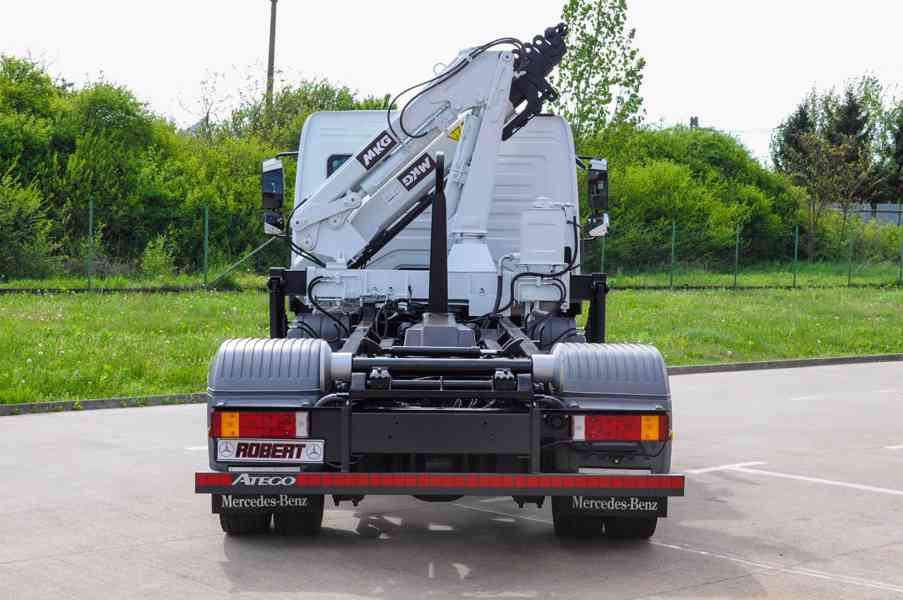MERCEDES ATEGO 1224 HÁKOVÝ NOSIČ KONTEJNERŮ HYDRAULICKÁ RUKA - foto 6