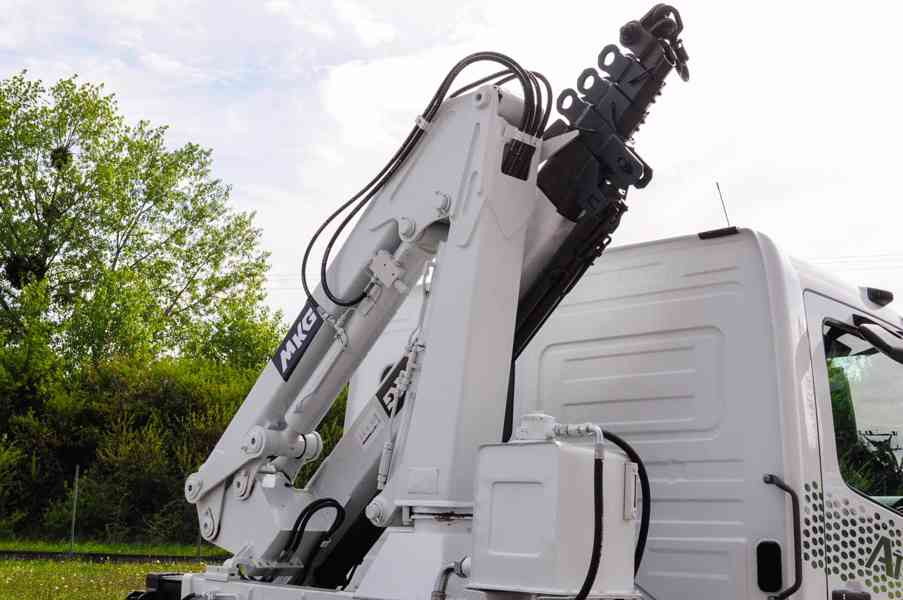 MERCEDES ATEGO 1224 HÁKOVÝ NOSIČ KONTEJNERŮ HYDRAULICKÁ RUKA - foto 14