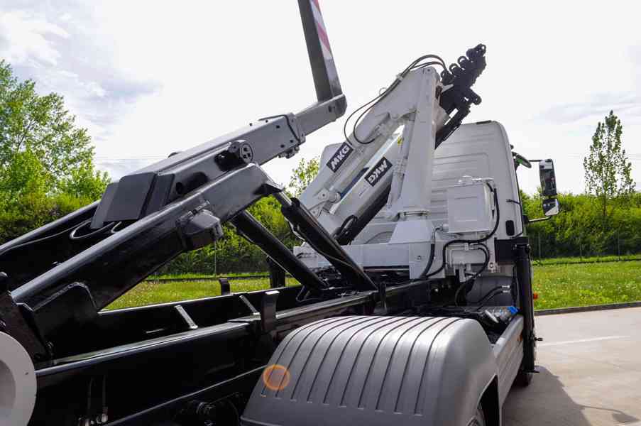 MERCEDES ATEGO 1224 HÁKOVÝ NOSIČ KONTEJNERŮ HYDRAULICKÁ RUKA - foto 66