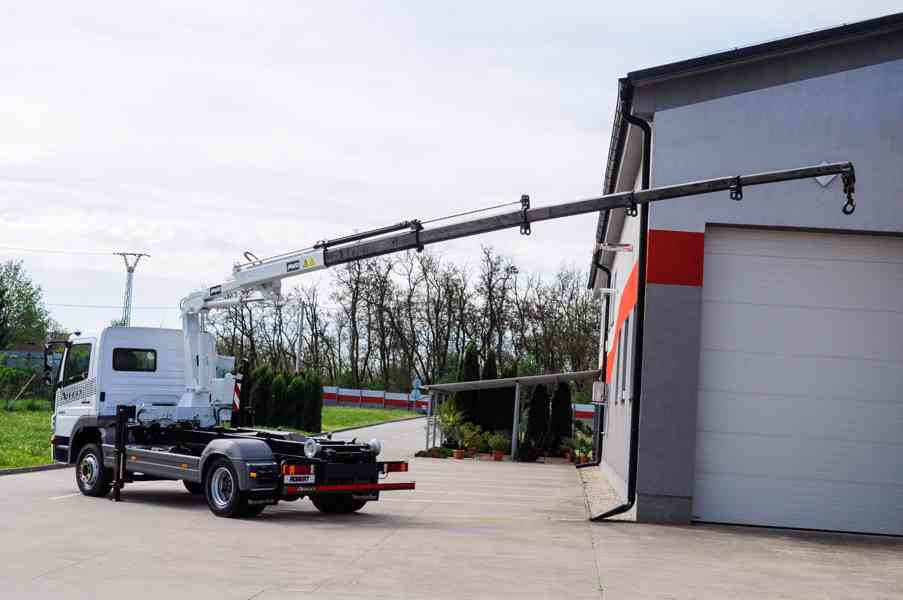 MERCEDES ATEGO 1224 HÁKOVÝ NOSIČ KONTEJNERŮ HYDRAULICKÁ RUKA - foto 84