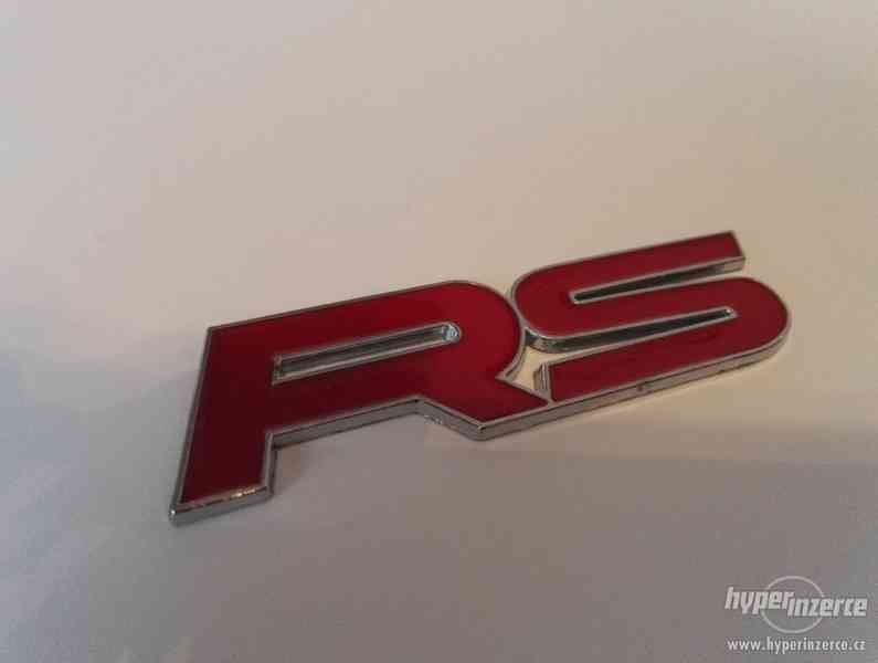 Znak RS Ford,Škoda,Vw,Mazda,Kia,Hyundai - foto 1