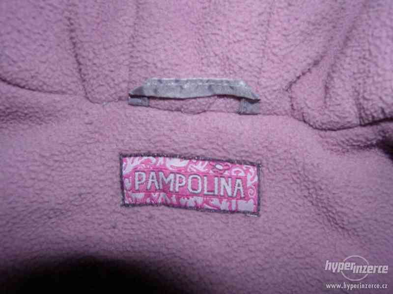 zimní bunda Pampolina, fialová, 6-7 let, velikost 122 - foto 2
