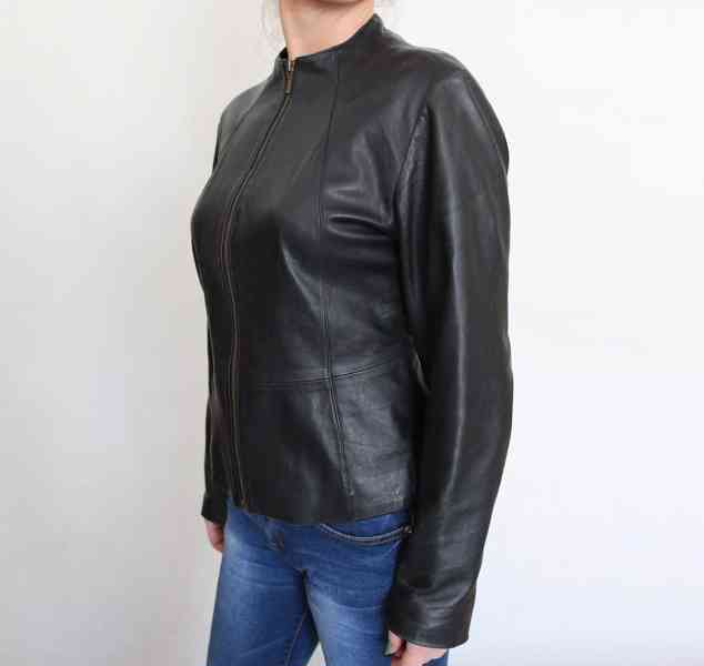 Dámská kožená bunda Marks & Spencer vel. 40 pravá kůže jehně - foto 5