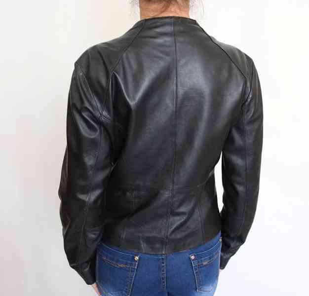 Dámská kožená bunda Marks & Spencer vel. 40 pravá kůže jehně - foto 14