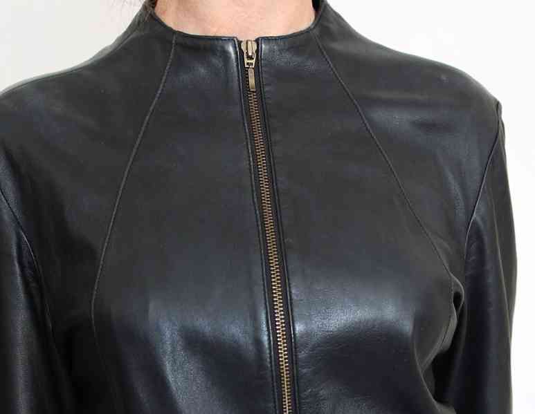 Dámská kožená bunda Marks & Spencer vel. 40 pravá kůže jehně - foto 17