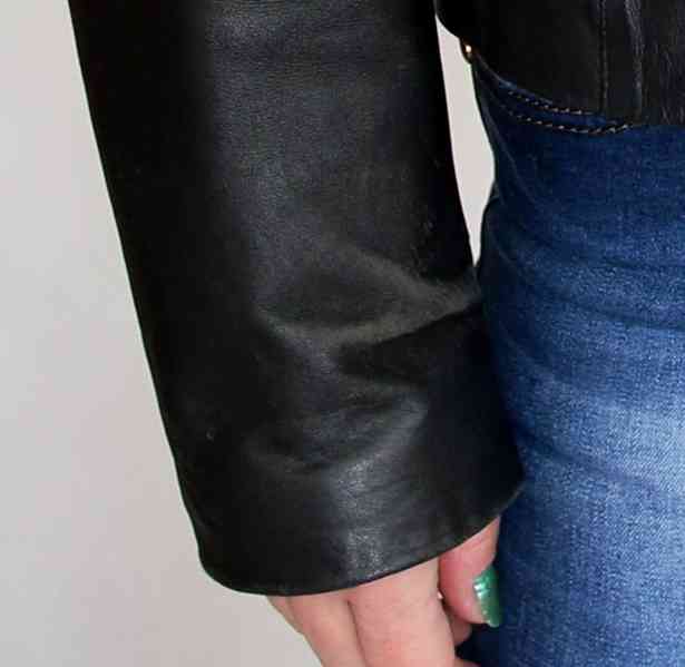 Dámská kožená bunda Marks & Spencer vel. 40 pravá kůže jehně - foto 23