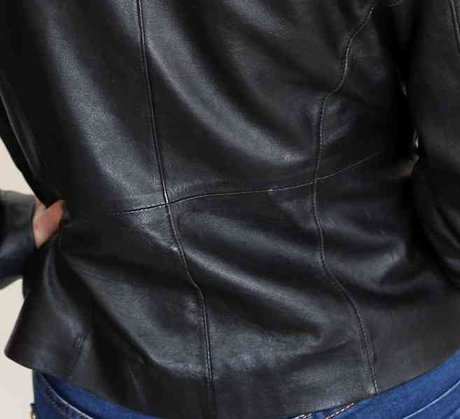 Dámská kožená bunda Marks & Spencer vel. 40 pravá kůže jehně - foto 19