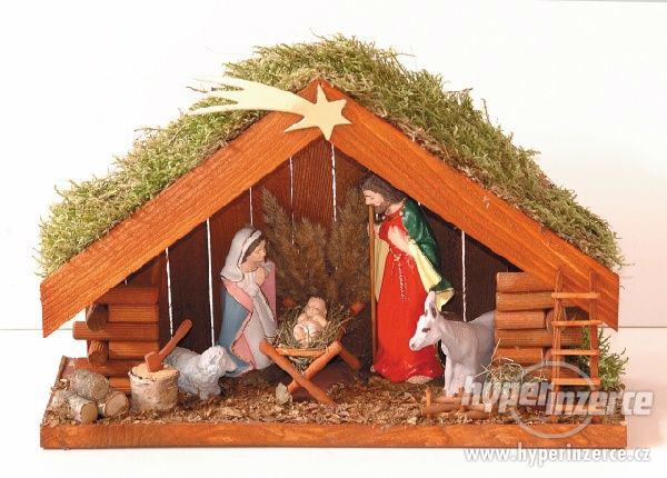 vánoční dřevěný betlém č. 13035 - foto 1