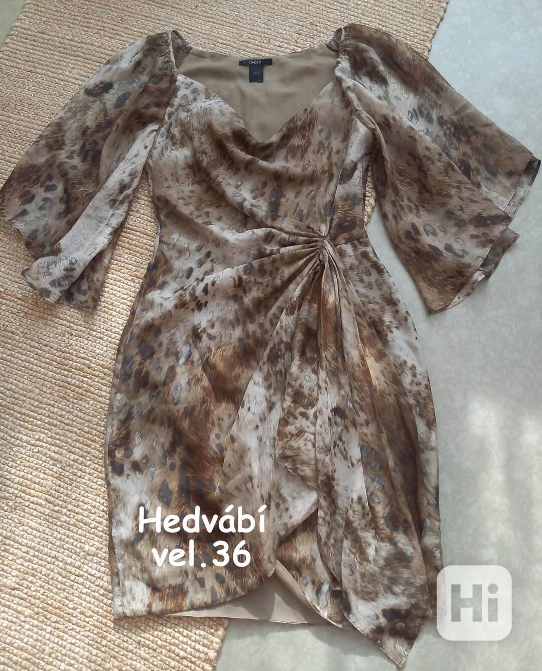 LINDEX hedvábné šaty velikost M/36, p.c. 2500,- - foto 1
