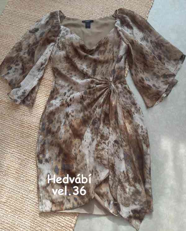 LINDEX hedvábné šaty velikost M/36, p.c. 2500,- - foto 1
