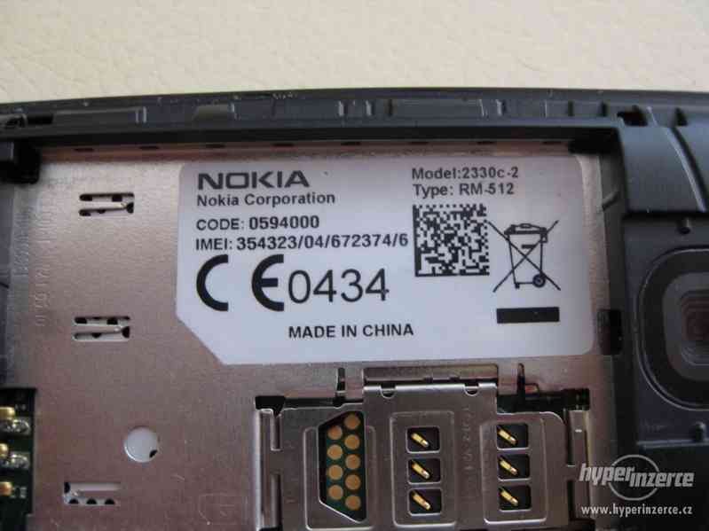 Nokia 2330c - plně funkční mobilní telefony z r.2008 - foto 10