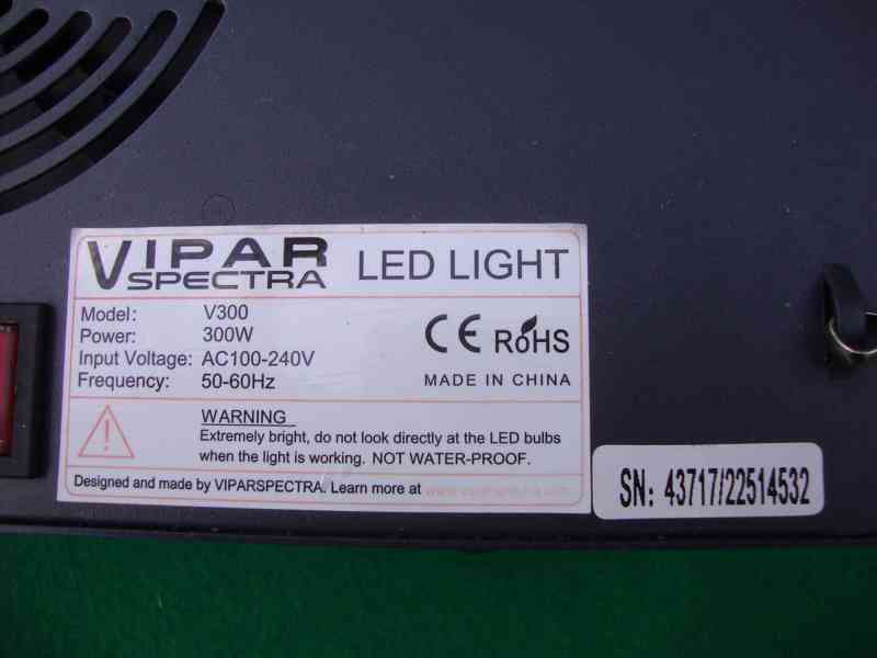 Viparspectra V300 Reflector LED Grow Light (140W) funkční - foto 13