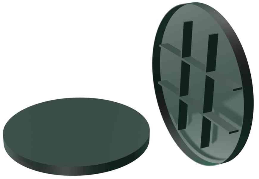 Plastový zelený poklop na studnu / na skruž, průměr 120 cm - foto 2