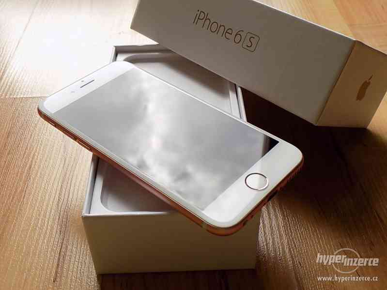APPLE iPhone 6S 32GB Rose Gold - ZÁRUKA - TOP STAV - foto 4