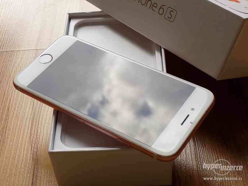 APPLE iPhone 6S 32GB Rose Gold - ZÁRUKA - TOP STAV - foto 5