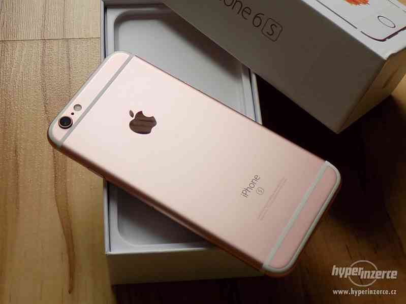 APPLE iPhone 6S 32GB Rose Gold - ZÁRUKA - TOP STAV - foto 6