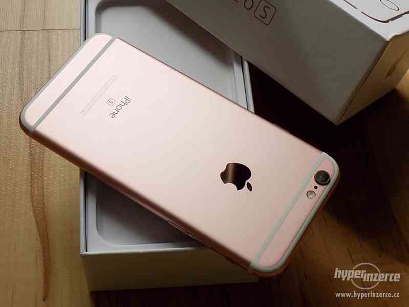 APPLE iPhone 6S 32GB Rose Gold - ZÁRUKA - TOP STAV - foto 7