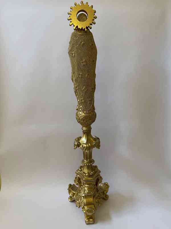 Panna Maria Immaculata - zlatá socha 95 cm - foto 5